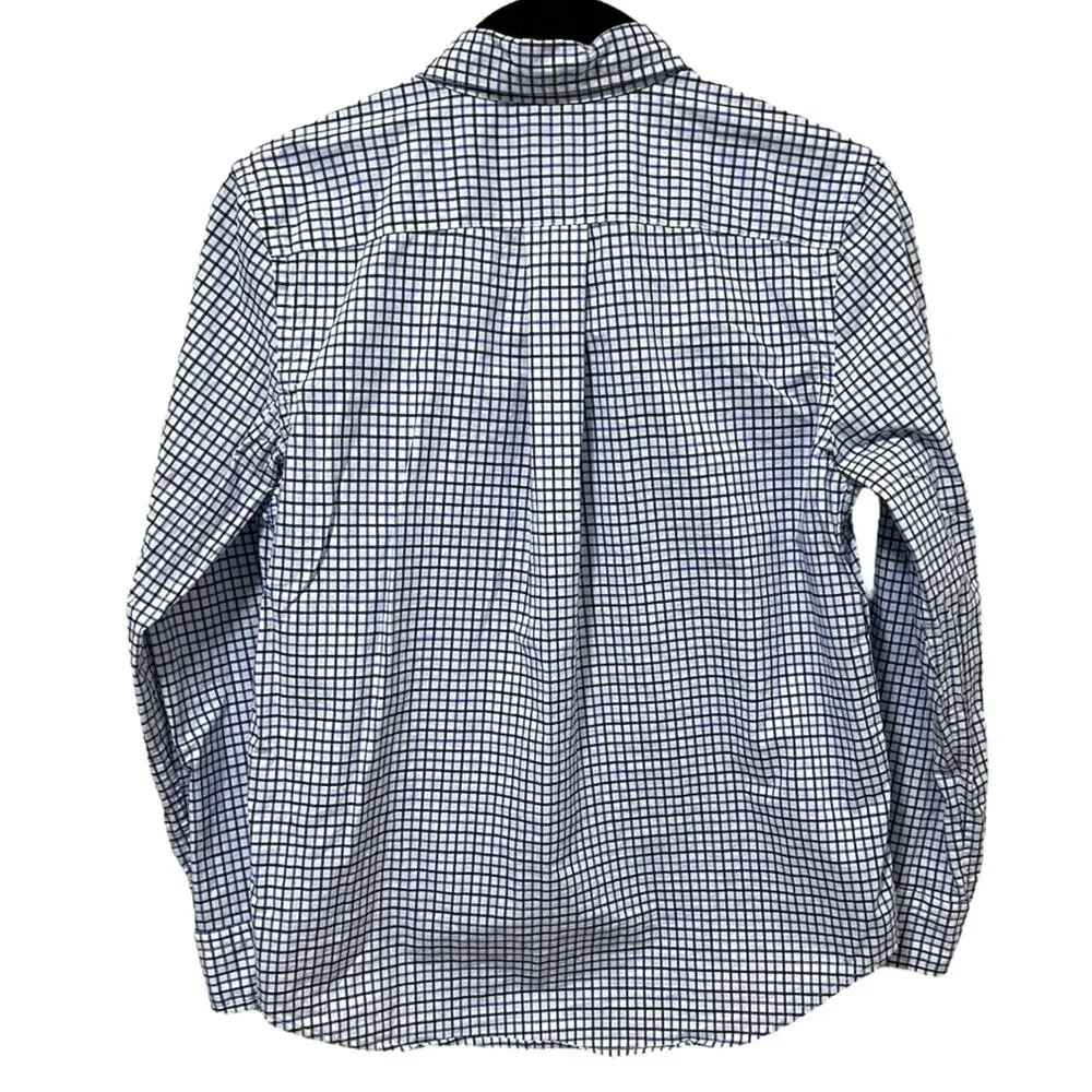 Polo Ralph Lauren Kids Plaid Poplin Button-Down Shirt M 10-12